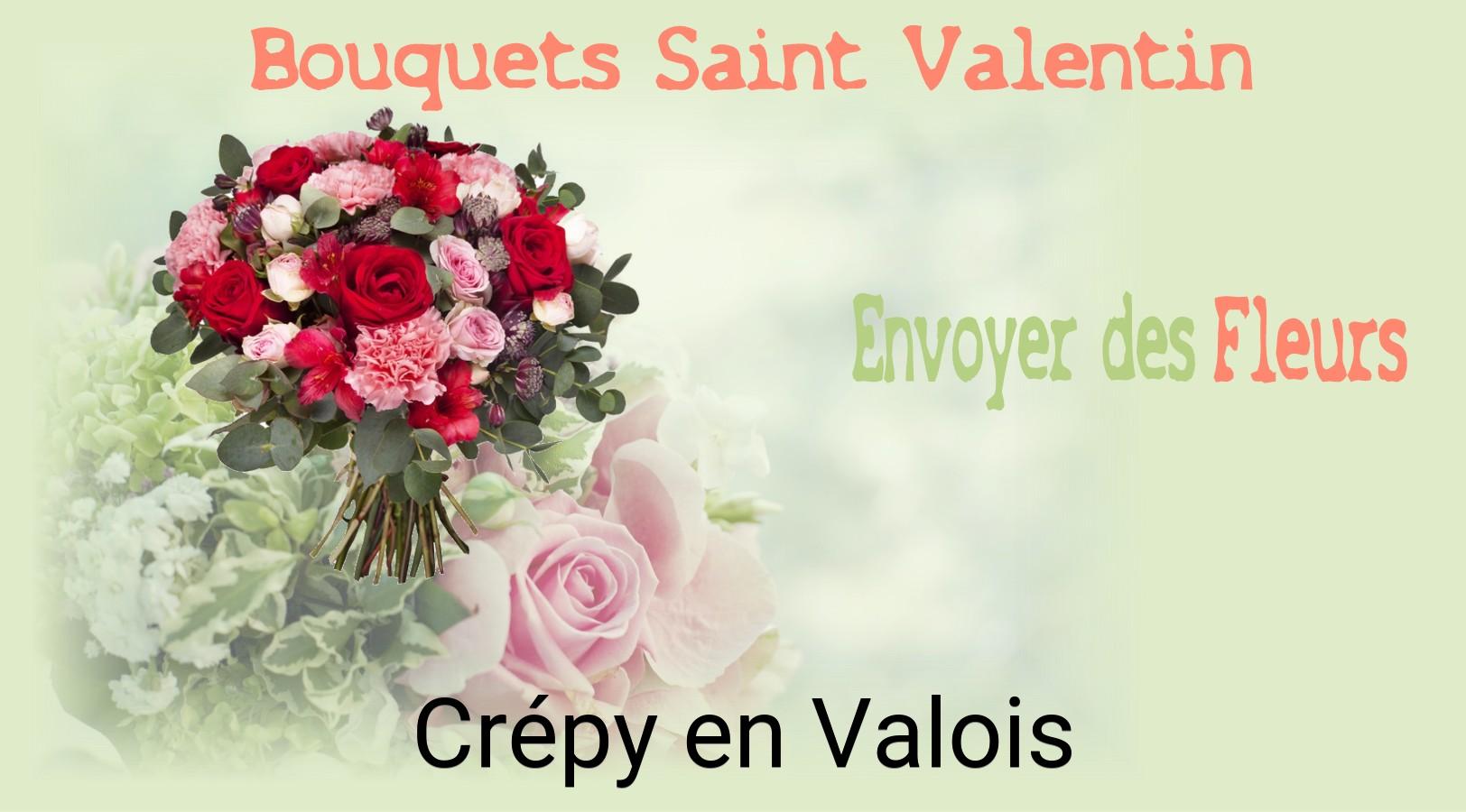 Roses de Saint-Valentin livrées à Crépy-en-Valois